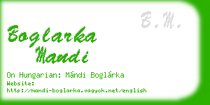 boglarka mandi business card